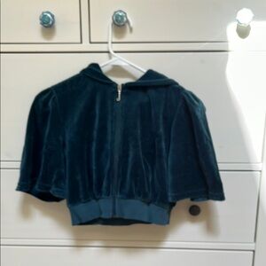 Juicy couture hooded crop top